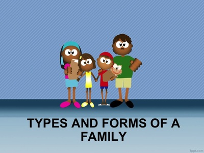Types and Forms of Families - The Family